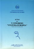 Imagen de portada del libro Actas del V Congreso "Cultura Europea"