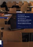 Imagen de portada del libro Estrategias de innovación docente para favorecer el aprendizaje autónomo de los estudiantes de la Universidad de Alcalá