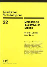 Imagen de portada del libro Metodología cualitativa en España