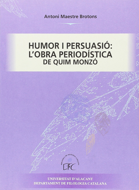 Imagen de portada del libro Humor i persuasió