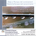 Imagen de portada del libro II Jornades de Xarxes d'Investigació en Docència Universitària