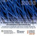 Imagen de portada del libro IV Jornades de Xarxes d'Investigació en Docència Universitària