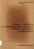Imagen de portada del libro Teoría y práctica de la composición poética en el mundo antiguo y su pervivencia