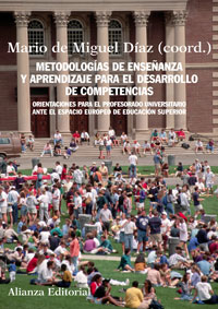 Imagen de portada del libro Metodologías de enseñanzas y aprendizaje para el desarrollo de competencias