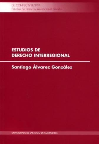 Imagen de portada del libro Estudios de derecho interregional