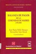 Imagen de portada del libro Balanza de Pagos de la Comunidad de Madrid (1998-2000)