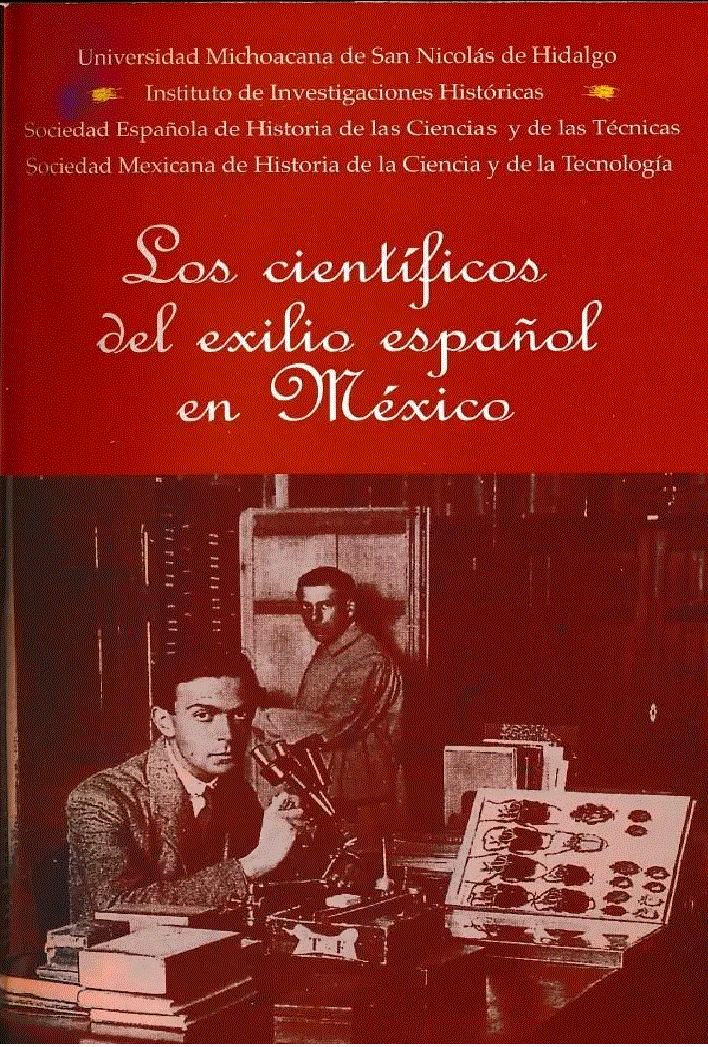 Imagen de portada del libro Los científicos del exilio español en México