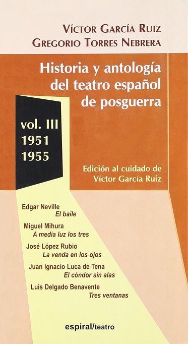 Imagen de portada del libro Historia y antología del teatro español de posguerra (1951-1955)