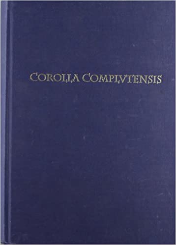 Imagen de portada del libro Corolla Complutensis. Homenaje a José S. Lasso de la Vega.
