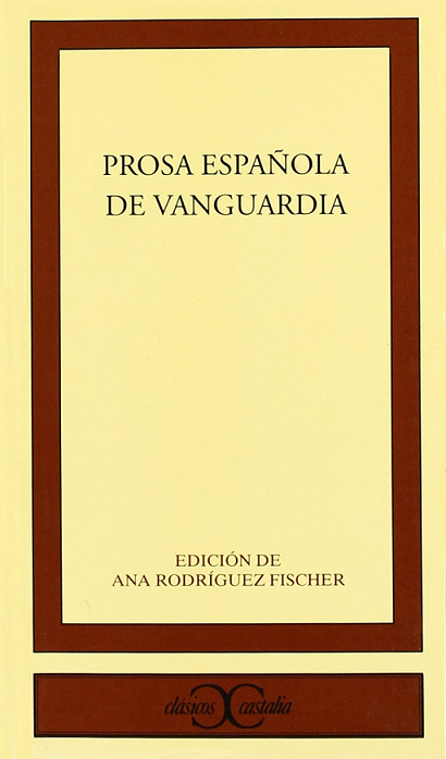Imagen de portada del libro Prosa española de vanguardia