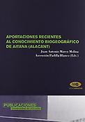 Imagen de portada del libro Aportaciones recientes al conocimiento biogeográfico de Aitana (Alacant)