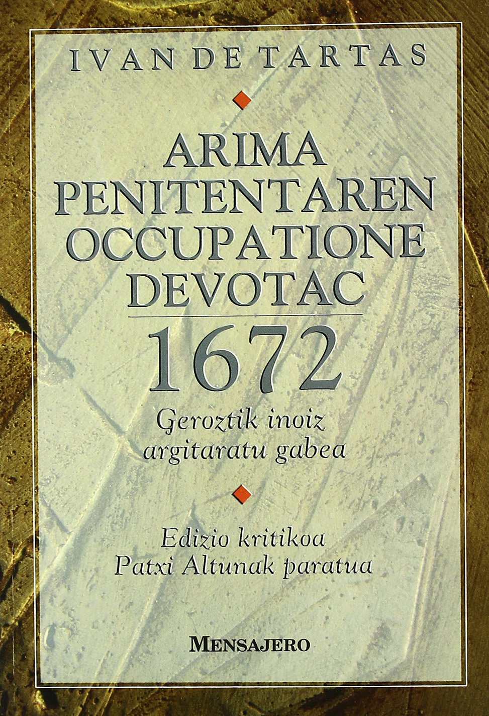 Imagen de portada del libro Arima penitentaren occupatione devotac