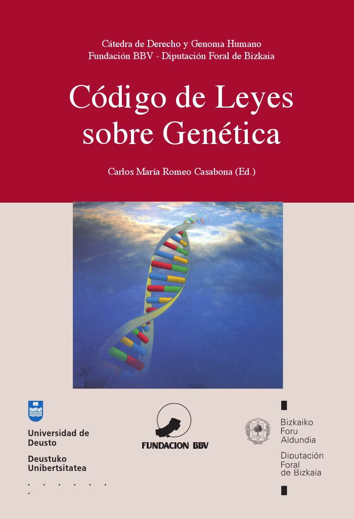 Imagen de portada del libro Código de Leyes sobre Genética