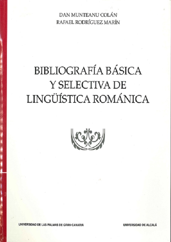 Imagen de portada del libro Bibliografía básica y selectiva de lingüística románica