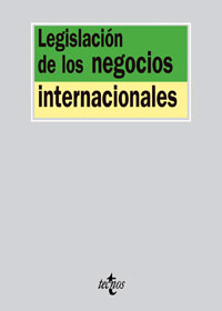 Imagen de portada del libro Legislación de los negocios internacionales