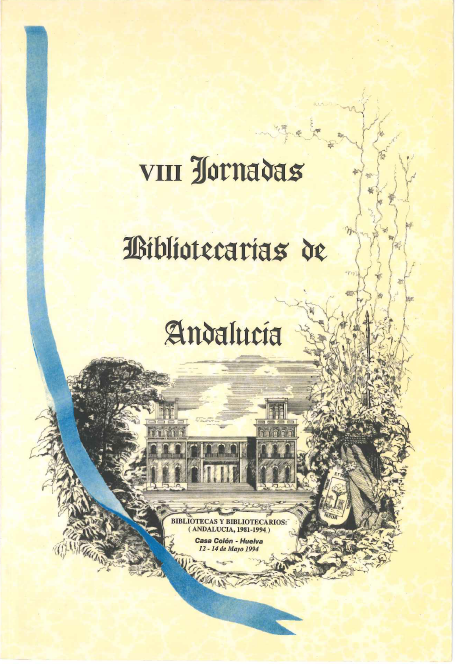 Imagen de portada del libro VIII Jornadas Bibliotecarias de Andalucía