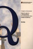 Imagen de portada del libro Actas del I Congreso Internacional sobre sesgo de género y desigualdades en la evaluación de la calidad académica