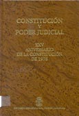 Imagen de portada del libro Constitución y poder judicial : XXV aniversario de la Constitución de 1978