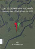 Imagen de portada del libro Constitucionalismo y autonomía