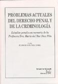 Imagen de portada del libro Problemas actuales del derecho penal y de la criminología