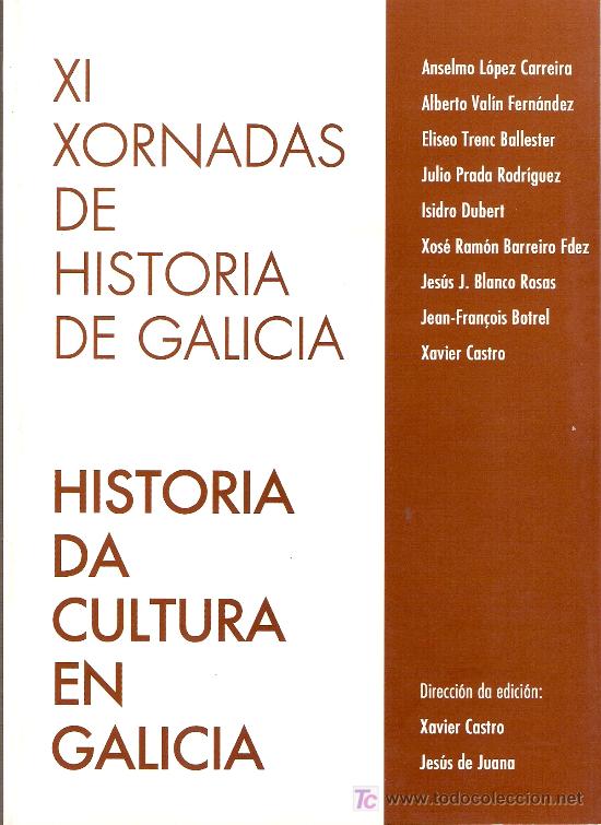Imagen de portada del libro Historia da cultura en Galicia