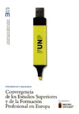 Imagen de portada del libro Convergencia de los estudios superiores y de la formación profesioneal en Europa