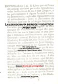 Imagen de portada del libro La lexicografía bilingue y didactica