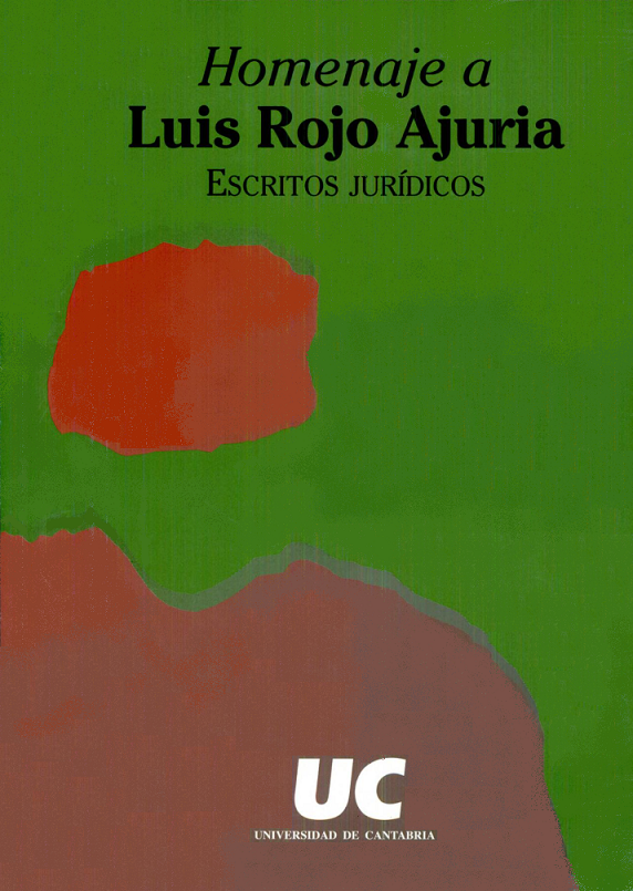 Imagen de portada del libro Homenaje a Luis Rojo Ajuria