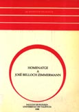 Imagen de portada del libro Homenatge a José Belloch Zimmermann