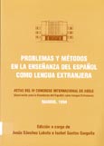 Imagen de portada del libro Problemas y métodos en la enseñanza del español como lengua extranjera