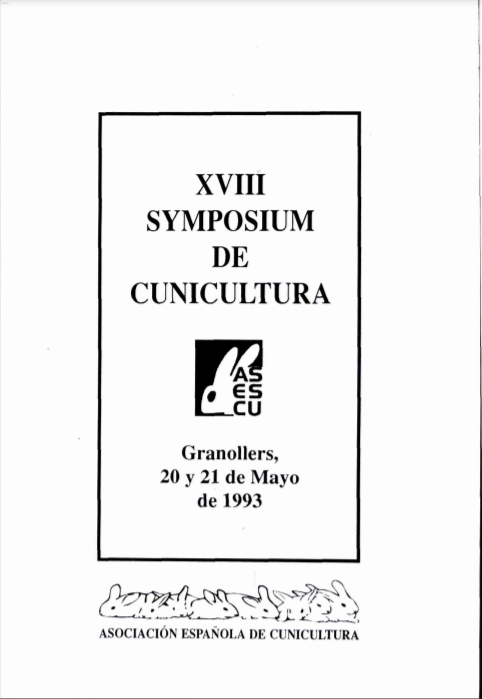 Imagen de portada del libro XVIII Simposium de cunicultura