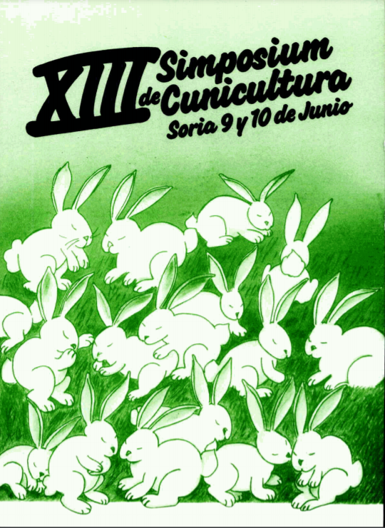 Imagen de portada del libro XIII Simposium de Cunicultura