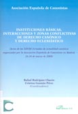 Imagen de portada del libro Instituciones básicas, interacciones y zonas conflictivas de derecho canónico y derecho eclesiástico