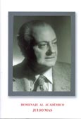 Imagen de portada del libro Homenaje al académico Julio Mas