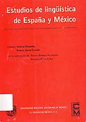 Imagen de portada del libro Estudios de lingüística de España y México