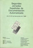 Imagen de portada del libro Segundas Jornadas de Documentación Automatizada : 20-21-22 de noviembre de 1986