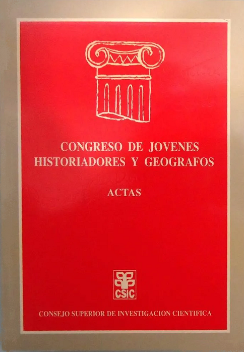 Imagen de portada del libro Congreso de jóvenes historiadores y geógrafos