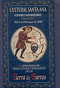 Imagen de portada del libro XX Jornadas de Viticultura y Enología de la Tierra de Barros : [celebradas en] Almendralejo del 4 al 8 de Mayo de 1998