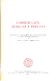 Imagen de portada del libro Constitución, derecho y proceso