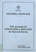 Imagen de portada del libro XVII Jornadas de viticultura y enología de Tierra de Barros