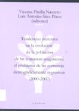Imagen de portada del libro Tendencias recientes en la evolución de la población de las comarcas aragonesas el problema de las comarcas demográficamente regresivas