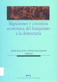 Imagen de portada del libro Migraciones y coyuntura económica del franquismo a la democracia