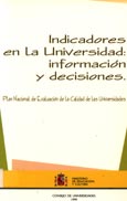 Imagen de portada del libro Indicadores en la Universidad, información y definiciones