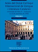 Imagen de portada del libro Actes del dotze Colloqui Internacional de Llengua i Literatura Catalanes