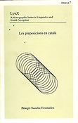Imagen de portada del libro Les preposicions en catalá
