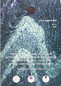 Imagen de portada del libro Evolución estructural de la mitad septentrional de la zona de Ossa-Morena y su relación con el límite zona de Ossa-Morena/zona centroibérica