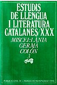 Imagen de portada del libro Miscel·lània Germà Colón/3