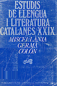Imagen de portada del libro Miscel·lània Germà Colón/2
