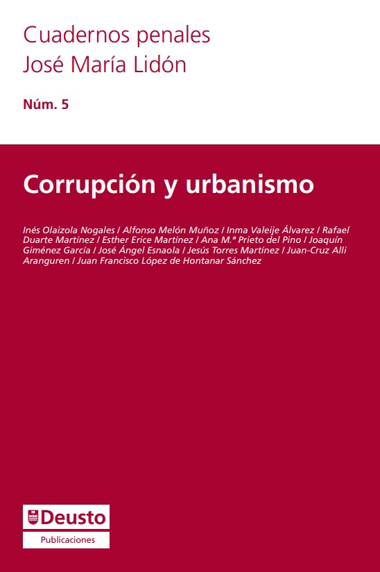 Imagen de portada del libro Corrupción y urbanismo