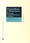 Imagen de portada del libro Nacionalismo y democracia